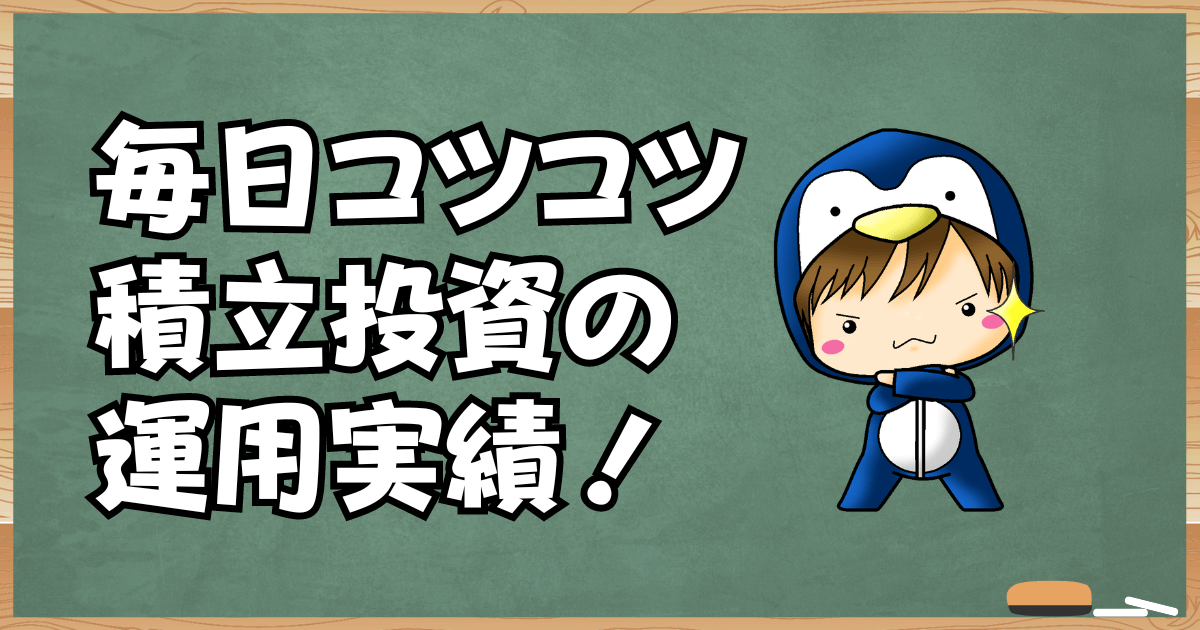 ハイリスク・ハイリターン投資信託の毎日積立の運用状況